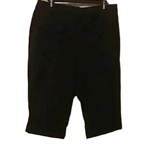 Black Bermuda shorts